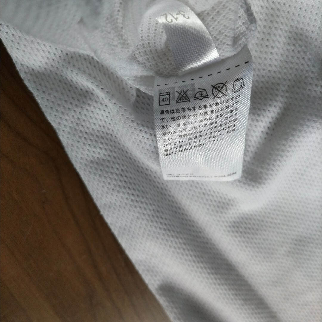 UNIQLO(ユニクロ)のUNIQLO　メッシュ半袖シャツ　Mサイズ　白 メンズのトップス(Tシャツ/カットソー(半袖/袖なし))の商品写真