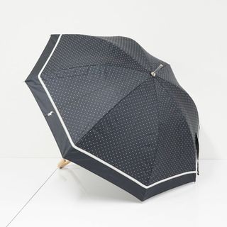 ラルフローレン(Ralph Lauren)の日傘 Ralph Lauren ラルフローレン USED美品 ブラック ドット 晴雨兼用 UV 遮光 50cm A0655(傘)