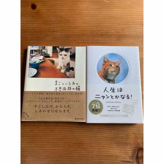 2冊セット　人生はニャンとかなる！まこという名の不思議顔の猫