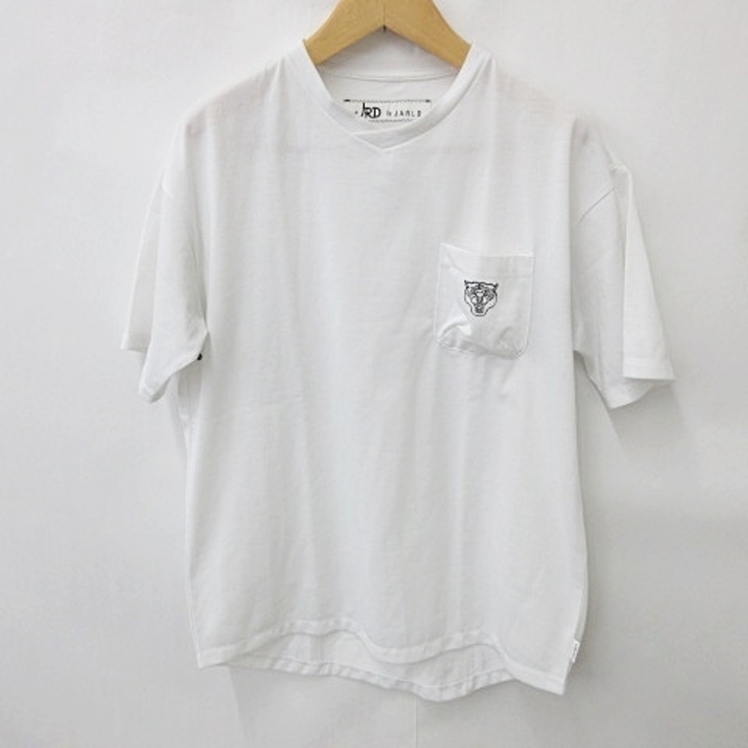 other(アザー)のJRD by JARLD Tシャツ 半袖 Vネック リブ ポケット 白 L メンズのトップス(Tシャツ/カットソー(半袖/袖なし))の商品写真