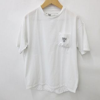 アザー(other)のJRD by JARLD Tシャツ 半袖 Vネック リブ ポケット 白 L(Tシャツ/カットソー(半袖/袖なし))