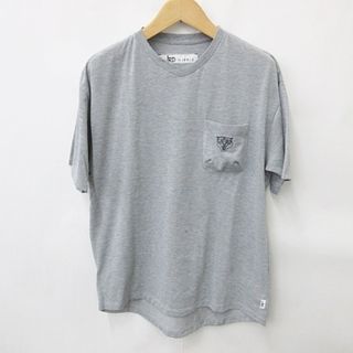 アザー(other)のJRD by JARLD Tシャツ 半袖 Vネック リブ プリント グレー L(Tシャツ/カットソー(半袖/袖なし))