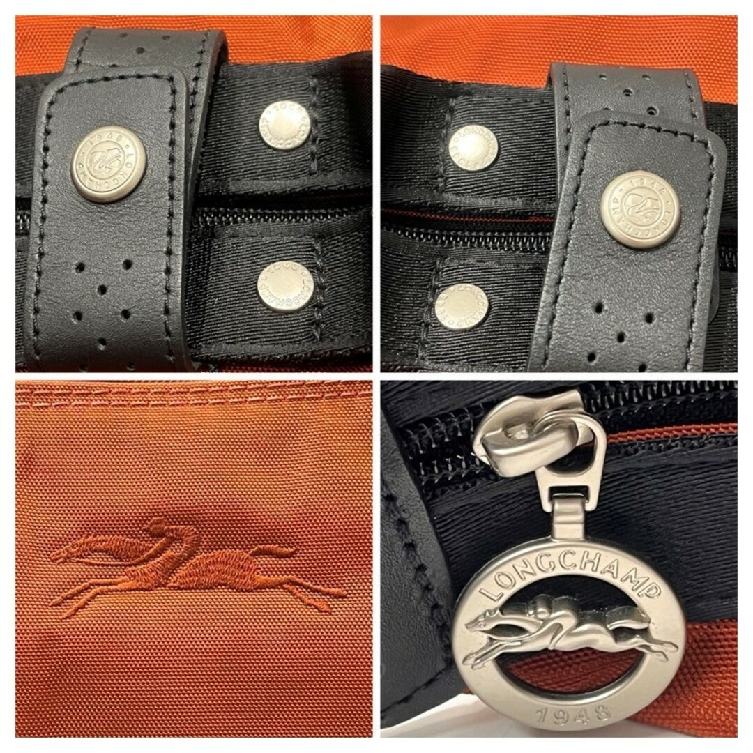 LONGCHAMP(ロンシャン)のLONGCHAMP ロンシャン ボストンバッグ オレンジ系 ユニセックス トラベルバッグ 【中古品】 22405K35 メンズのバッグ(ボストンバッグ)の商品写真