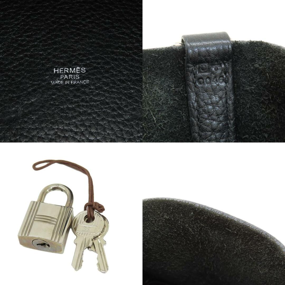 Hermes(エルメス)のHERMES ピコタンロックPM 黒 ブラック シルバー金具 ハンドバッグ レザー レディース レディースのバッグ(ハンドバッグ)の商品写真