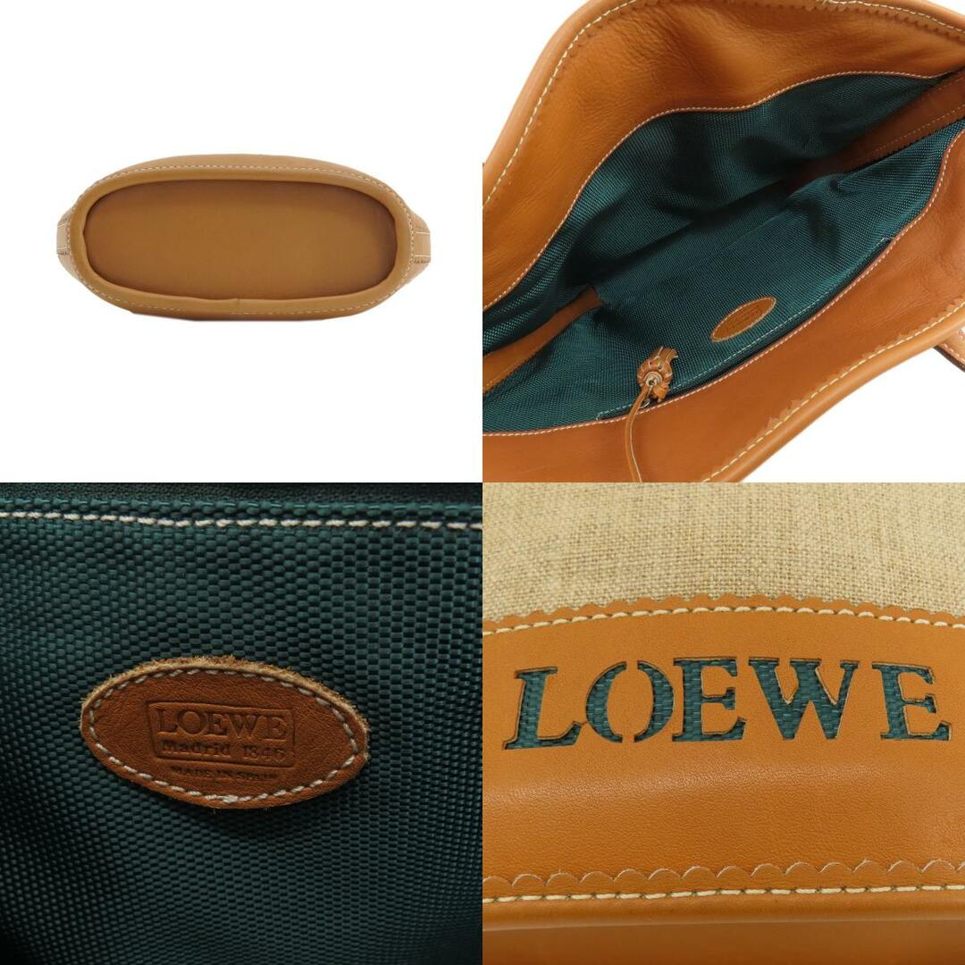 LOEWE(ロエベ)のLOEWE ロゴ トートバッグ キャンバス レザー レディース レディースのバッグ(トートバッグ)の商品写真