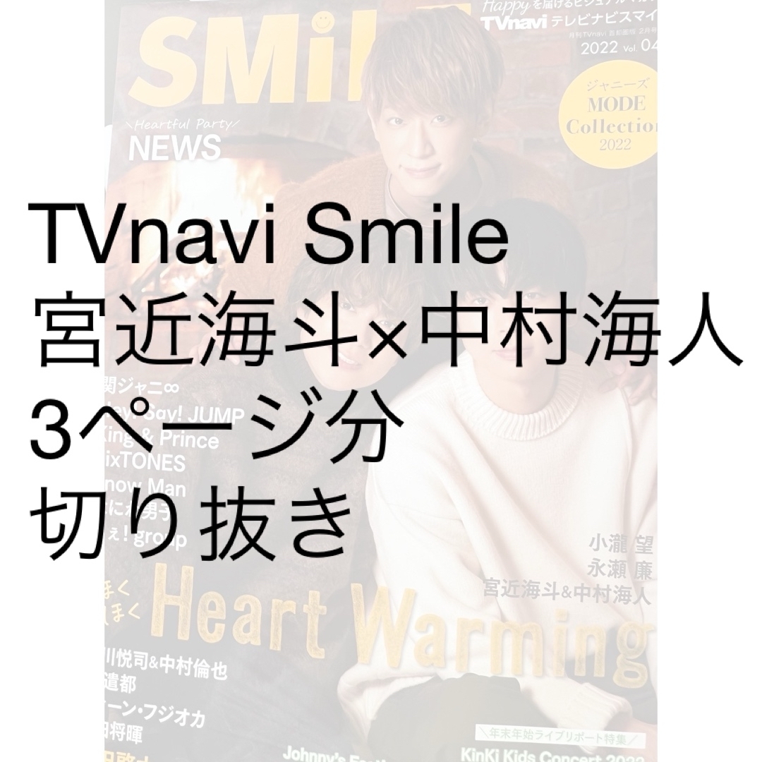 TVnavi SMILE (テレビナビスマイル) 2022年 02月号 [雑誌] エンタメ/ホビーの雑誌(音楽/芸能)の商品写真