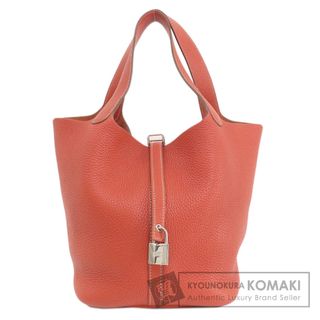 エルメス(Hermes)のHERMES ピコタンロックMM サンギーヌ シルバー金具 ハンドバッグ トリヨン レディース(ハンドバッグ)