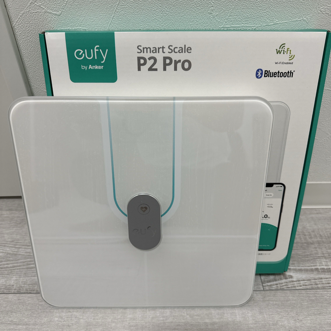 Anker(アンカー)のAnker Eufy Smart Scale P2 Pro 体重計・体組成計 スマホ/家電/カメラの美容/健康(体重計/体脂肪計)の商品写真