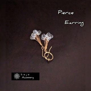 雨の花束 ✿  ゴールド  Pierce  Earring(イヤリング)