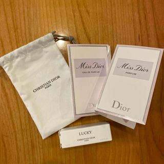 クリスチャンディオール(Christian Dior)のDIOR サンプル　香水　3点　新商品サンプル(ユニセックス)