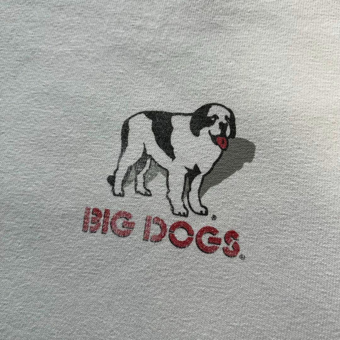BIG DOG ビッグドッグ　Tシャツ XLサイズ 古着　ホワイト　メキシコ製 メンズのトップス(Tシャツ/カットソー(半袖/袖なし))の商品写真
