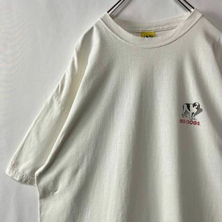 BIG DOG ビッグドッグ　Tシャツ XLサイズ 古着　ホワイト　メキシコ製(Tシャツ/カットソー(半袖/袖なし))