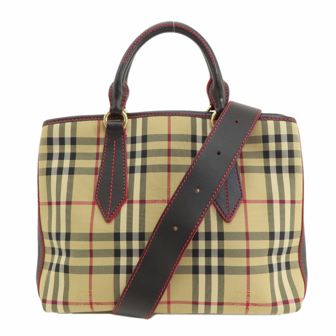 BURBERRY(バーバリー)のBURBERRY ノバチェック 2WAY ハンドバッグ キャンバス レディース レディースのバッグ(ハンドバッグ)の商品写真