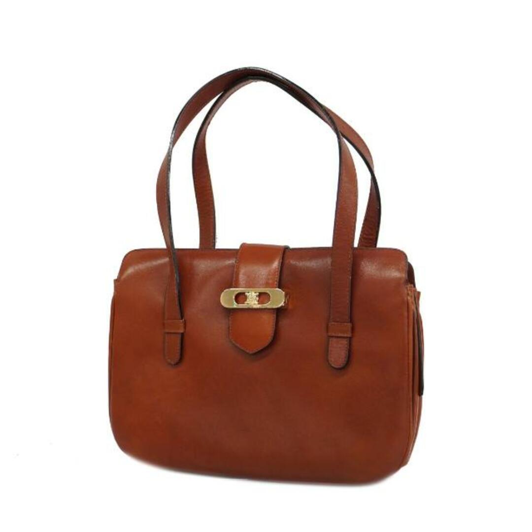 celine(セリーヌ)の【4ib1968-r】セリーヌ ハンドバッグ/レザー/ブラウン/ゴールド金具 【中古】 レディース レディースのバッグ(ハンドバッグ)の商品写真