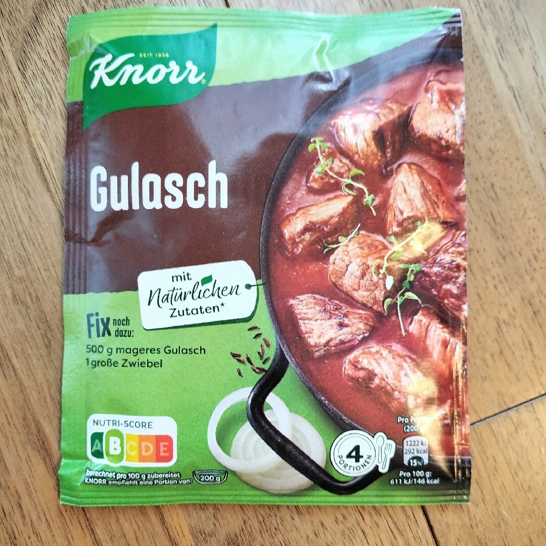 ドイツ knorr GULASCH  6つセット 食品/飲料/酒の加工食品(その他)の商品写真