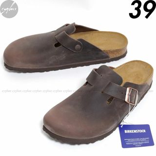 ビルケンシュトック(BIRKENSTOCK)の39 25cm 新品 ビルケンシュトック ボストン オイルド レザー サンダル(サンダル)