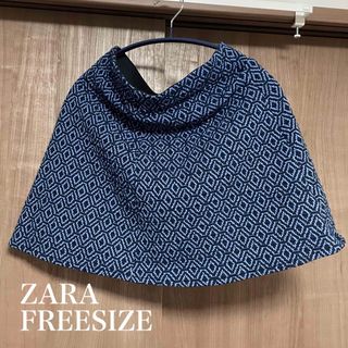 ザラ(ZARA)のZARA ミニスカート　青(ミニスカート)