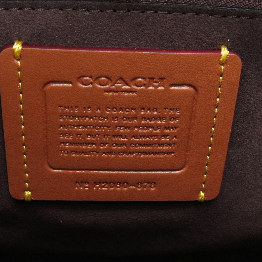 COACH(コーチ)のCOACH 878 クーリエ キャリオール23 2WAY ショルダーバッグ レザー レディース レディースのバッグ(ショルダーバッグ)の商品写真