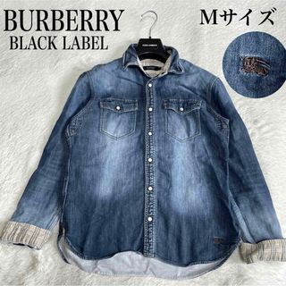 バーバリーブラックレーベル(BURBERRY BLACK LABEL)のバーバリーブラックレーベル 大きめ デニムジャケット ノバチェック ブルゾン(Gジャン/デニムジャケット)