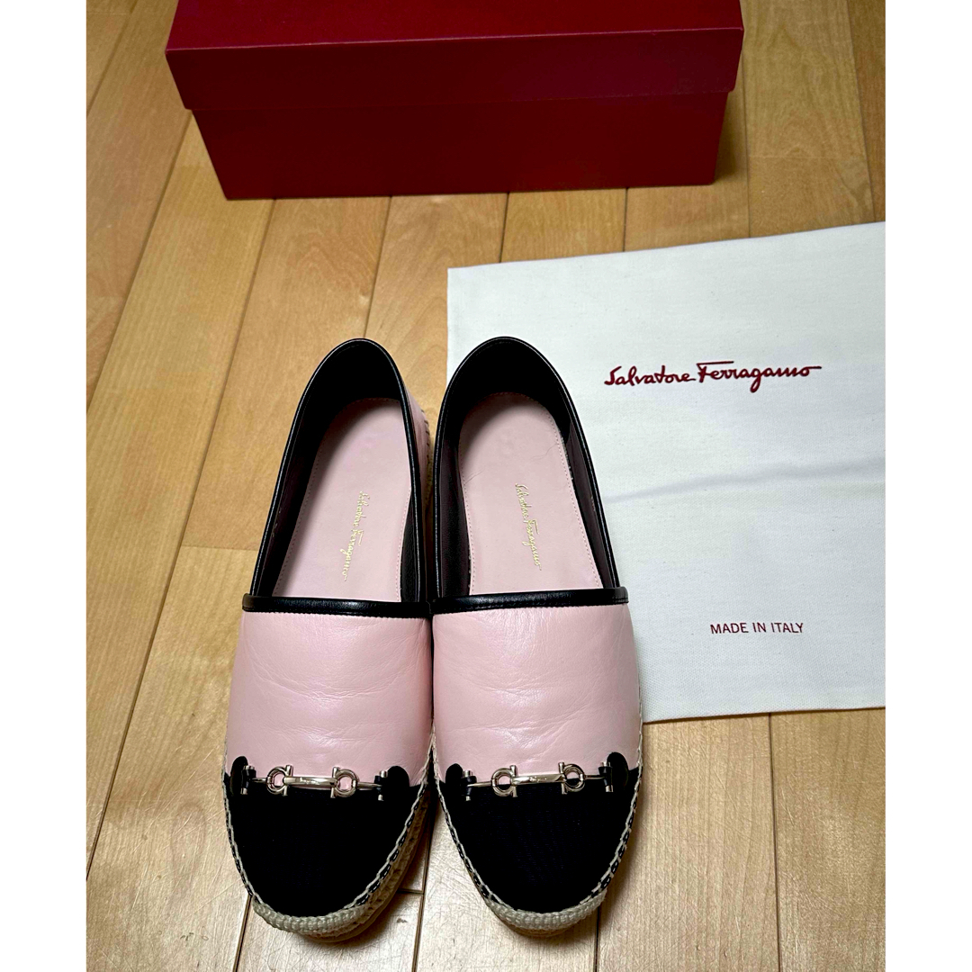 Salvatore Ferragamo(サルヴァトーレフェラガモ)の新品　正規品♡フェラガモ エスパドリーユ 春夏シューズ 7.5/24.5cm レディースの靴/シューズ(その他)の商品写真