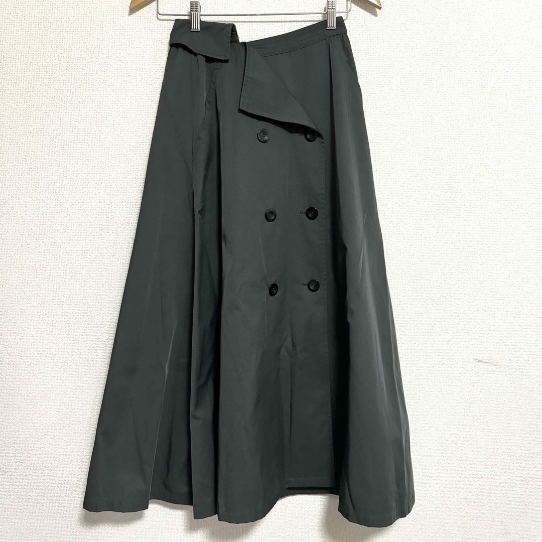 Ameri VINTAGE(アメリヴィンテージ)のアメリヴィンテージ ASYMMETRY TRENCH SKIRT スカート S レディースのスカート(ロングスカート)の商品写真