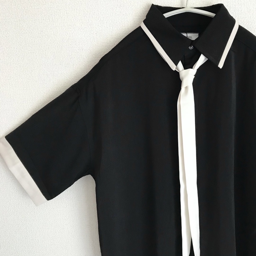 エーデル EDEL リボンネクタイシャツ サイズS メンズのトップス(シャツ)の商品写真