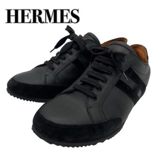 Hermes - HERMES エルメス クイックスニーカー Hロゴ スエード 38 1/2 