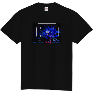 青い彼岸花　Tシャツ XL(Tシャツ/カットソー(半袖/袖なし))