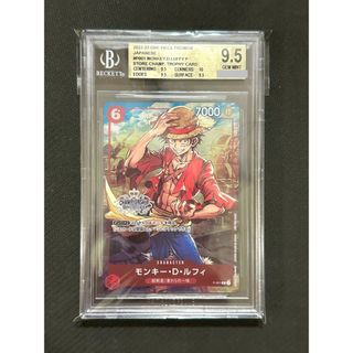 ONE PIECE - 【BECKETT鑑定品】ワンピースカード　ルフィ　BGS9.5