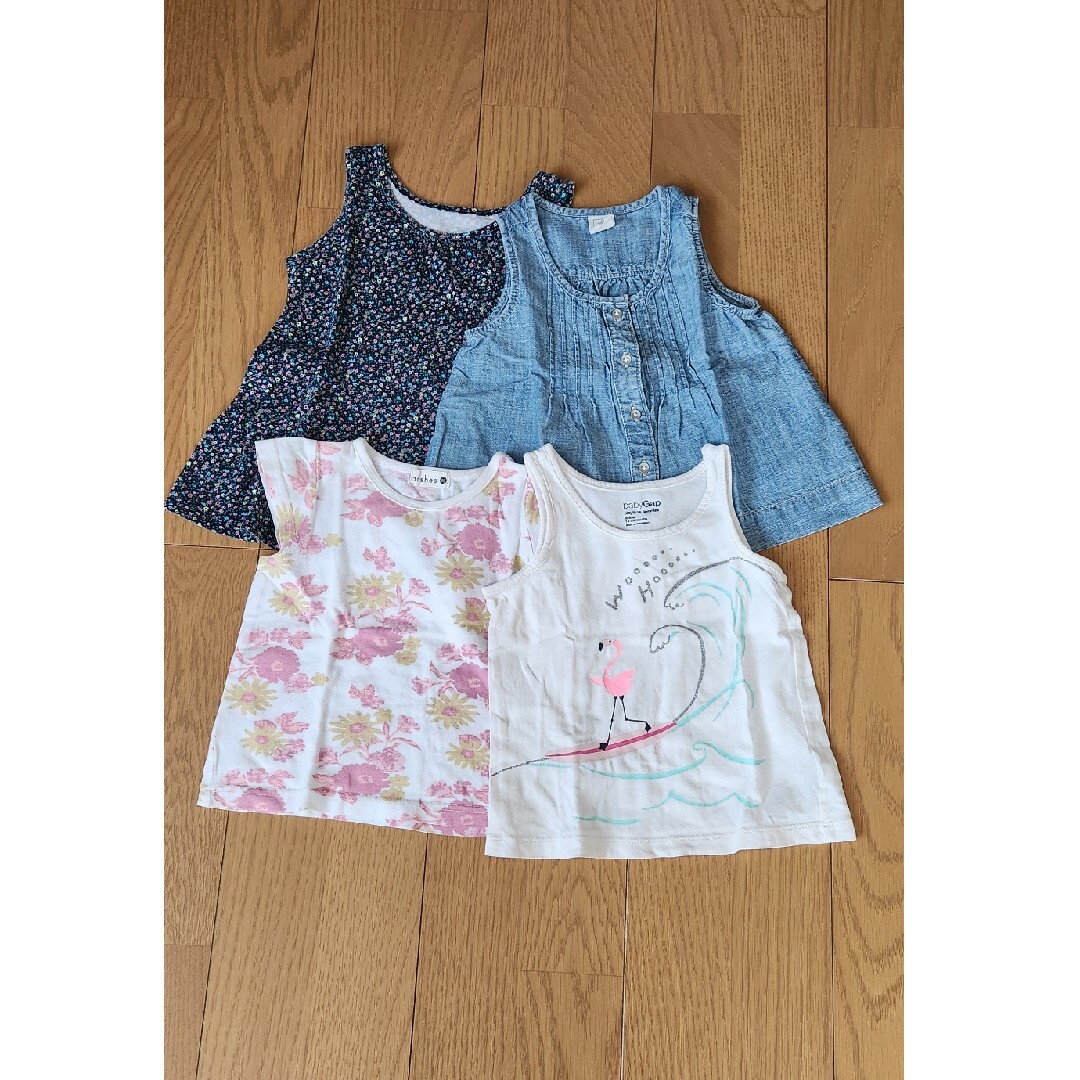 babyGAP(ベビーギャップ)のbaby gap  ブランシェス トップス まとめ売り 90cm キッズ/ベビー/マタニティのキッズ服女の子用(90cm~)(Tシャツ/カットソー)の商品写真