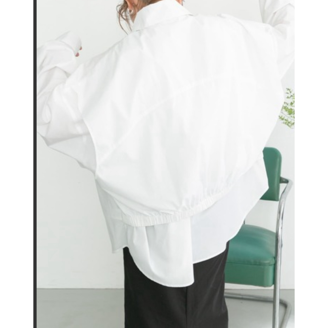 KBF(ケービーエフ)のBackレイヤードシャツ レディースのトップス(シャツ/ブラウス(長袖/七分))の商品写真