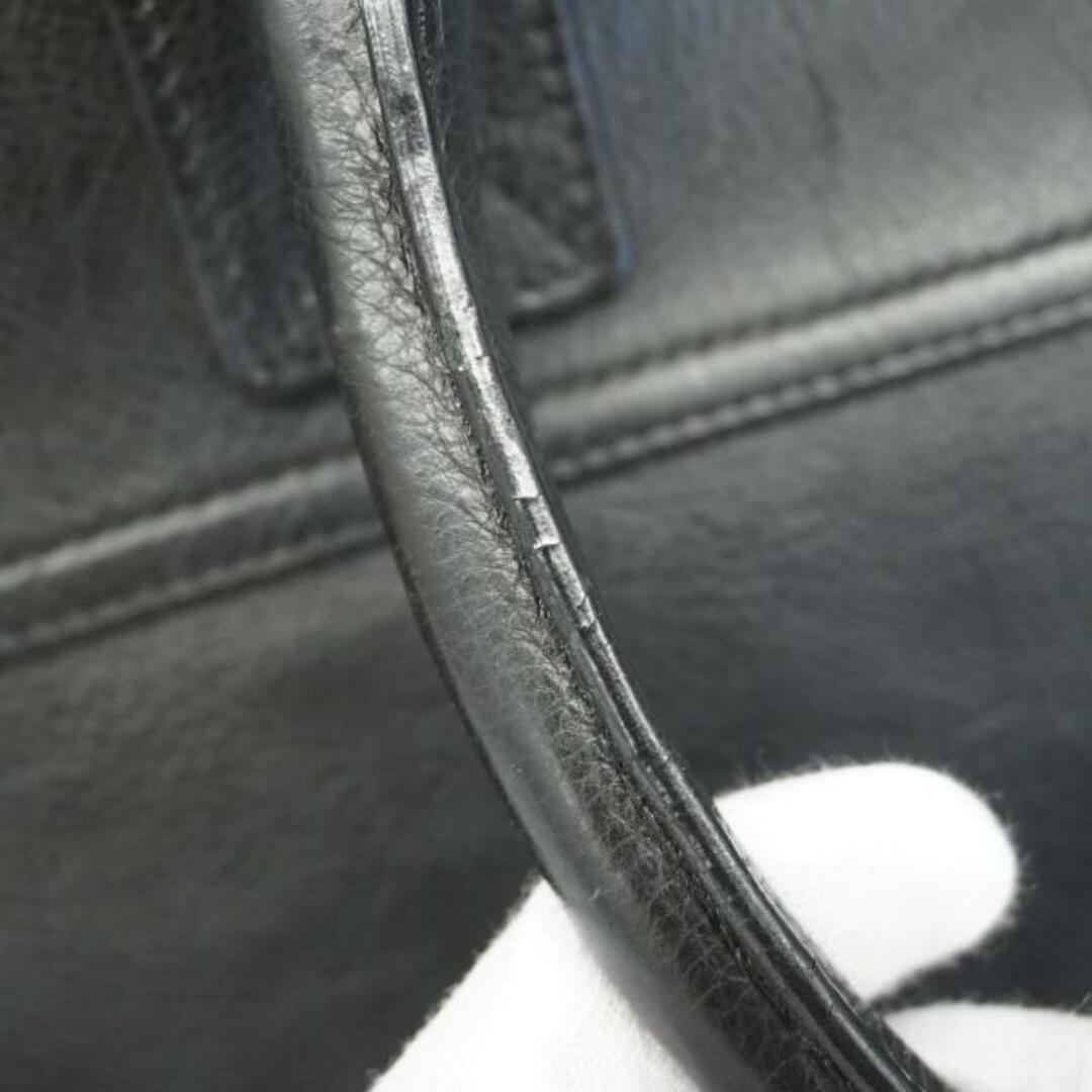 Dior(ディオール)の【4ib2279】クリスチャンディオール ハンドバッグ/レザー/ブラック/シルバー金具 【中古】 レディース レディースのバッグ(ハンドバッグ)の商品写真
