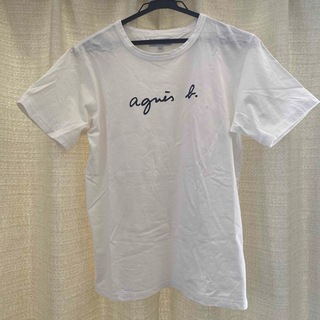 アニエスベー(agnes b.)のアニエスベー　Tシャツ　ホワイト　agnesb(Tシャツ/カットソー(半袖/袖なし))