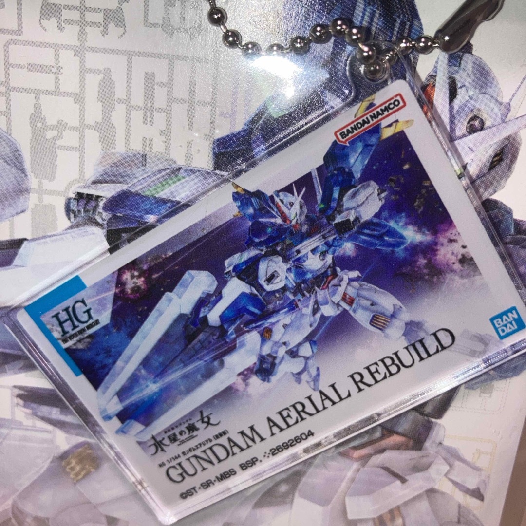 BANDAI(バンダイ)のガンダム アクリルポールチェーンキーホルダー 2個 エンタメ/ホビーのアニメグッズ(キーホルダー)の商品写真