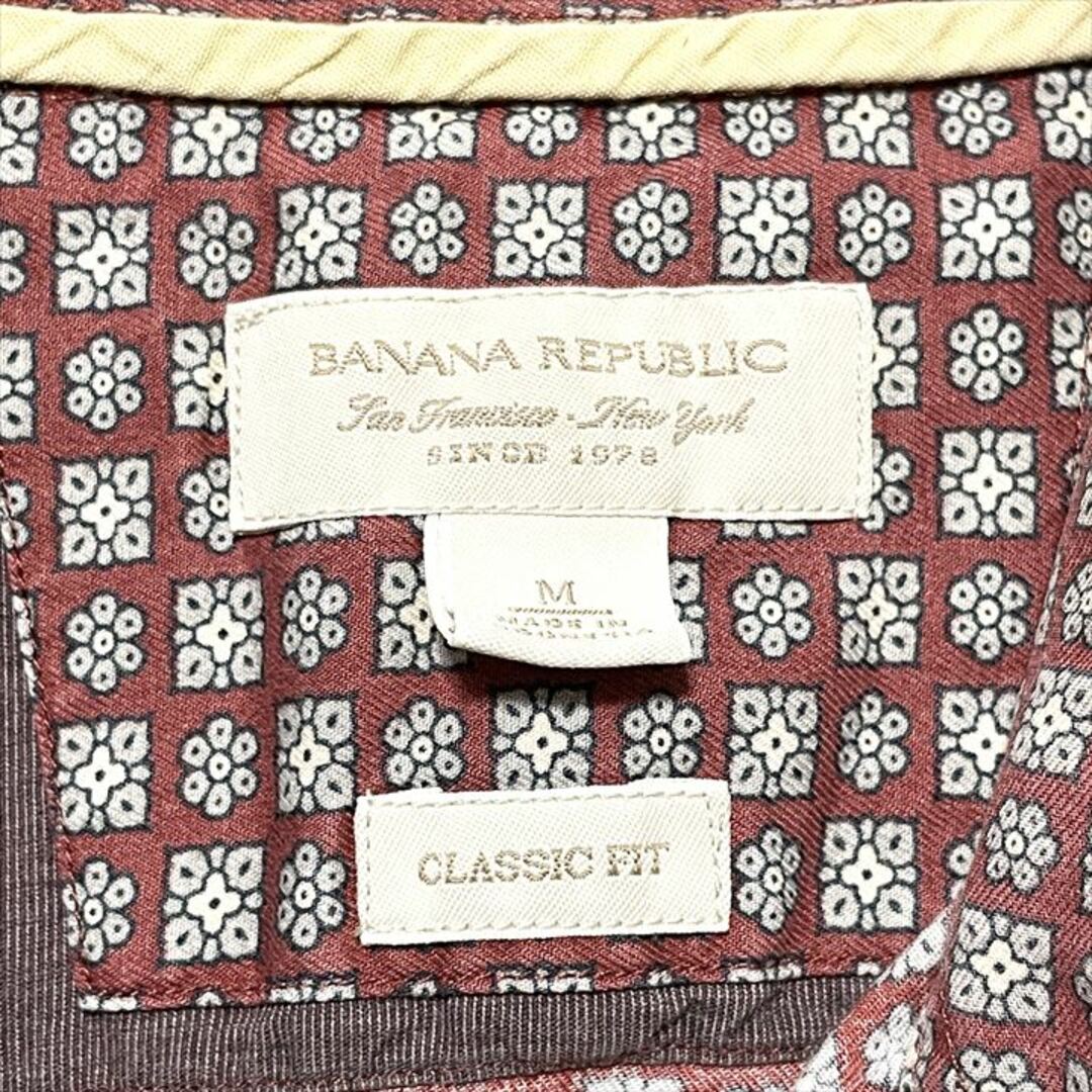 Banana Republic(バナナリパブリック)の90s 古着 バナナリパブリック BDシャツ オーバーサイズ 柄シャツ M  メンズのトップス(シャツ)の商品写真