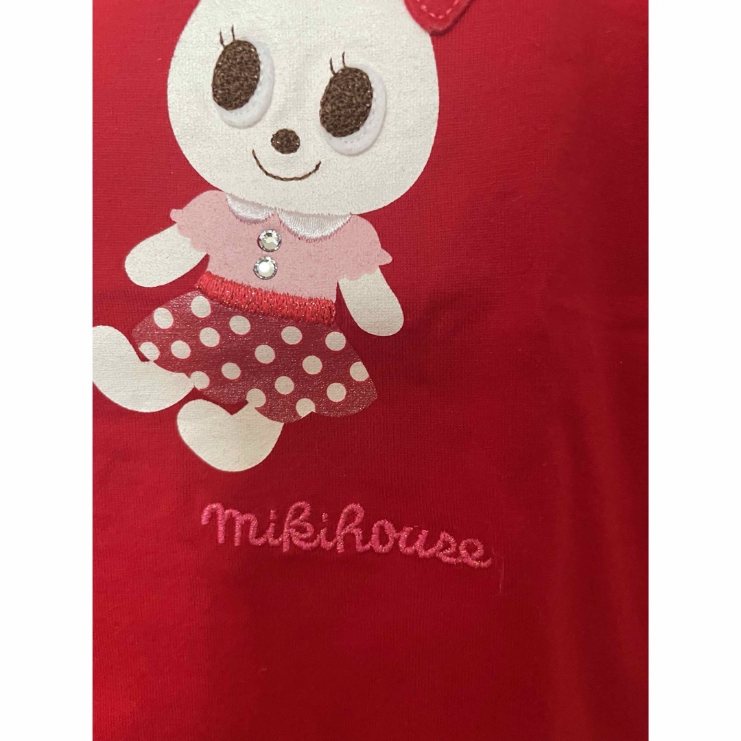 mikihouse(ミキハウス)のミキハウス　ベビートップス　半袖tシャツ　うさこ　キラキラうさこ 女の子 美品 キッズ/ベビー/マタニティのキッズ服女の子用(90cm~)(Tシャツ/カットソー)の商品写真