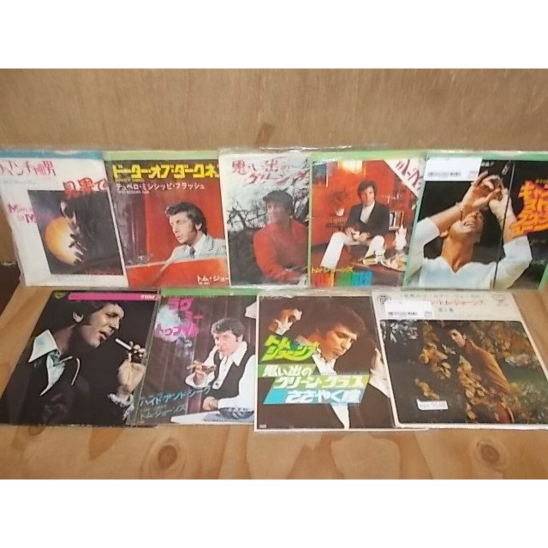 epx9148　【ALIDA　レコード】【未確認】　トムジョーンズ　EP9枚セット エンタメ/ホビーのCD(ポップス/ロック(洋楽))の商品写真