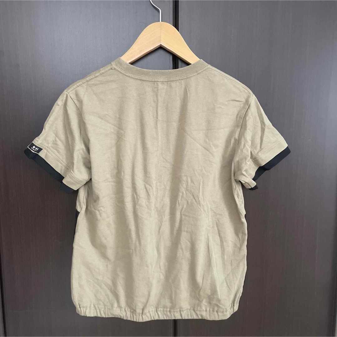 GU(ジーユー)のGU コンビネーションTシャツ　140 キッズ/ベビー/マタニティのキッズ服男の子用(90cm~)(Tシャツ/カットソー)の商品写真