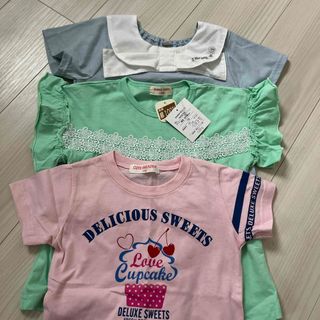 未使用品⭐︎女の子Tシャツ3枚組(Tシャツ/カットソー)