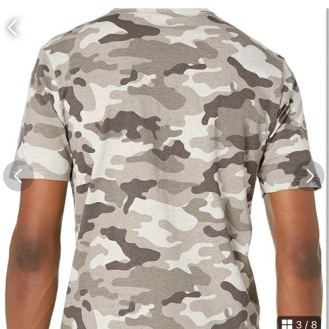 匿名発送！TVシャツ　グレー　グラフィックデザイン　Vネック　一点限り！ メンズのトップス(Tシャツ/カットソー(半袖/袖なし))の商品写真