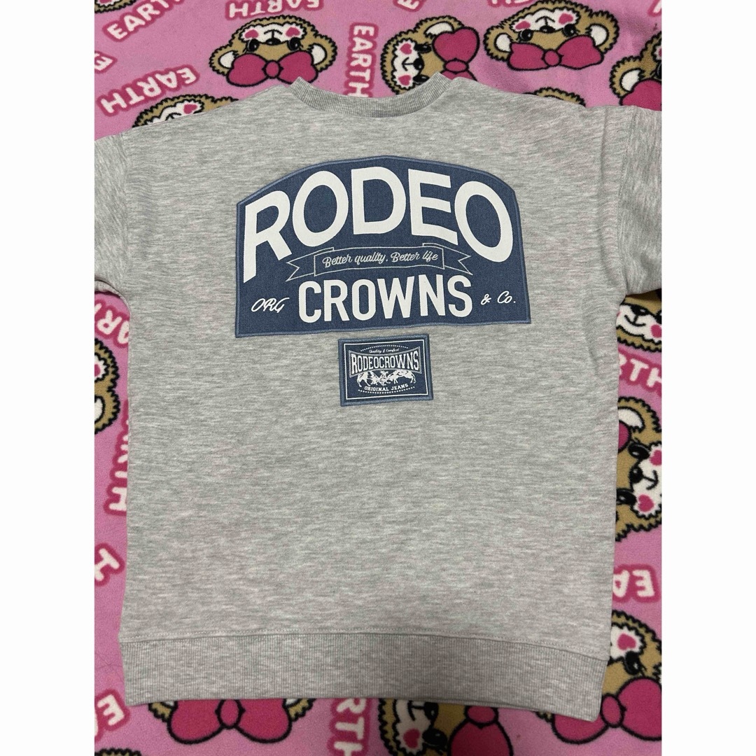 RODEO CROWNS(ロデオクラウンズ)のKIDSロデオトレーナー💓140size キッズ/ベビー/マタニティのキッズ服男の子用(90cm~)(Tシャツ/カットソー)の商品写真
