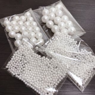 ek397/SALE！コットンパール風◇サイズmix4set(各種パーツ)