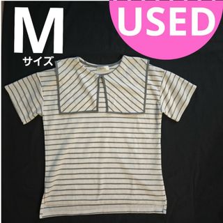 シマムラ(しまむら)の『USED』 セーラー襟 トップス(カットソー(半袖/袖なし))