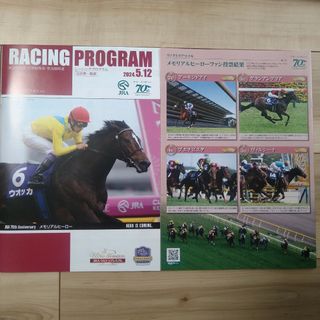 競馬 JRA ヴィクトリアマイル　日曜日版レーシングプログラム2冊　レープロ(その他)