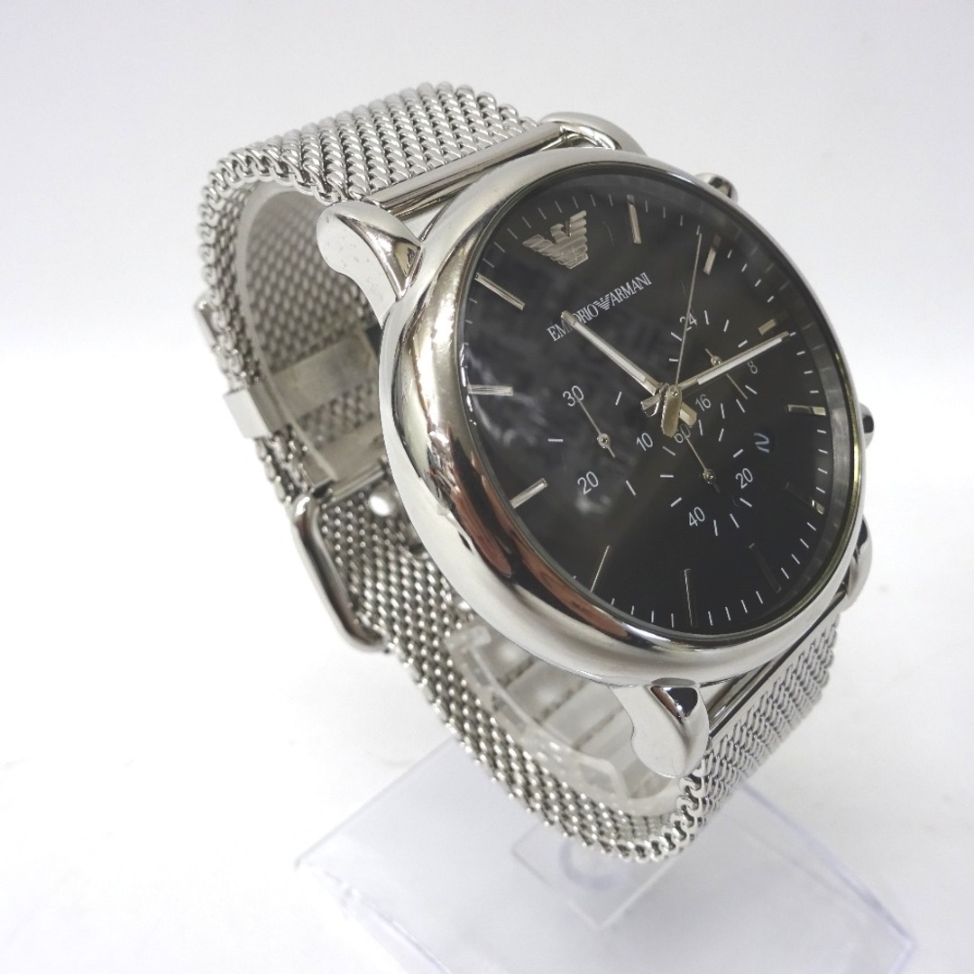 Emporio Armani(エンポリオアルマーニ)のエンポリオ・アルマーニ 腕時計
 クロノグラフ AR-1808 ブラック Ft603451 中古 メンズの時計(腕時計(アナログ))の商品写真