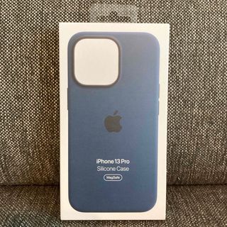 Apple - アップル純正 iPhone13 Pro シリコンケース アビスブルー 新品