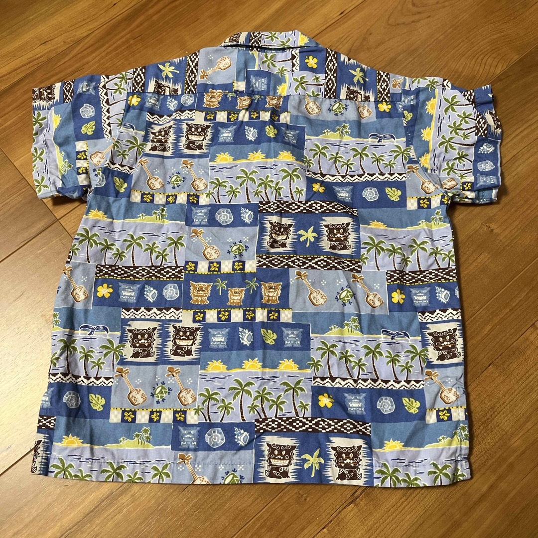 かりゆしウェア 沖縄 アロハシャツ キッズ キッズ/ベビー/マタニティのキッズ服男の子用(90cm~)(Tシャツ/カットソー)の商品写真