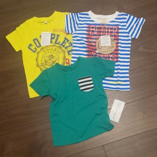 西松屋 - 新品タグつき 半袖Tシャツ  3枚セット  110