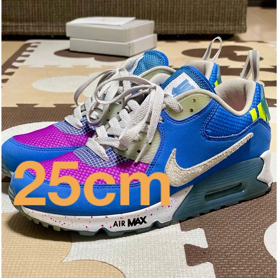 NIKE(ナイキ)の25cm UNDEFEATED NIKE AIR MAX 90 "Blue" レディースの靴/シューズ(スニーカー)の商品写真