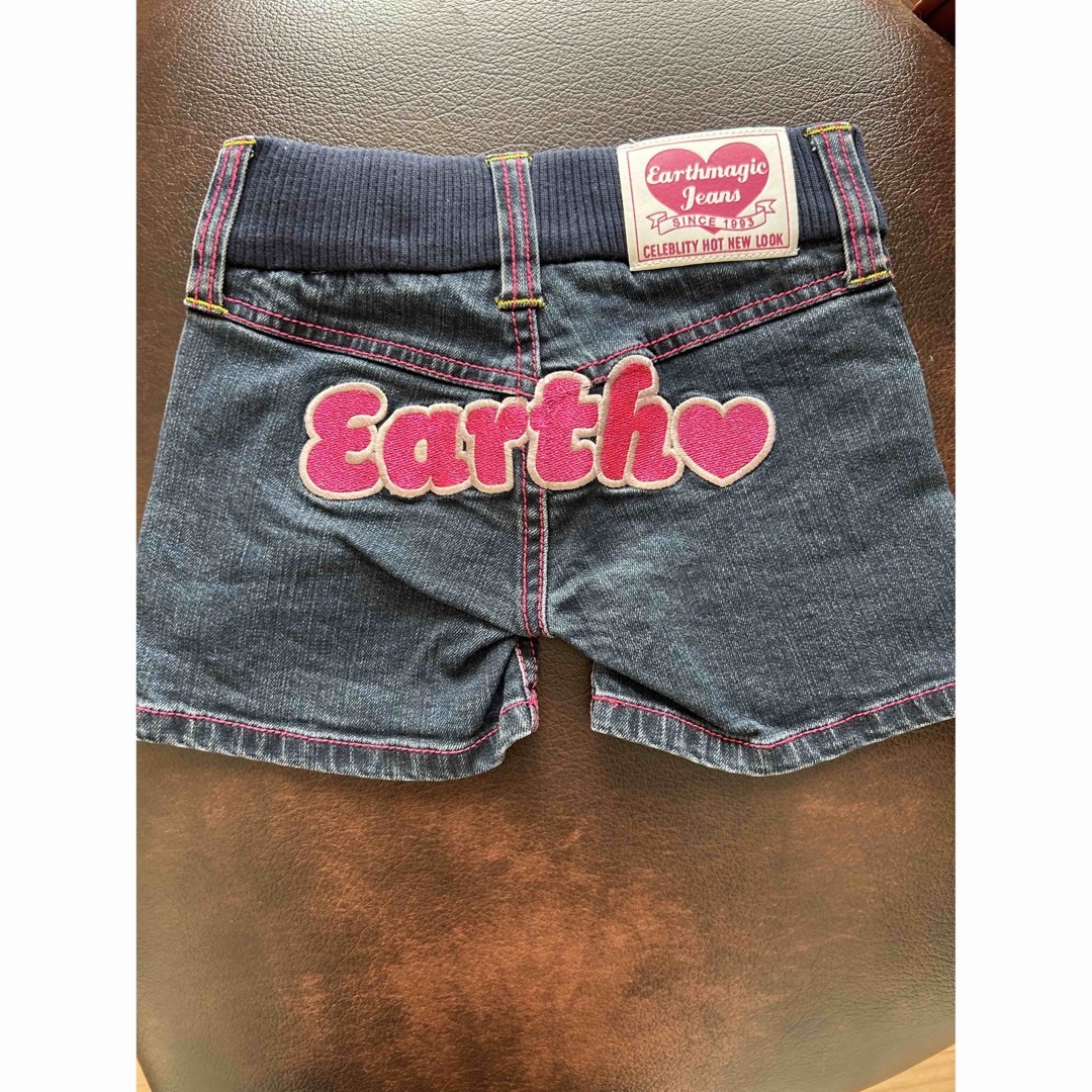 EARTHMAGIC(アースマジック)のアースマジック　ショートパンツ2点　110㎝ キッズ/ベビー/マタニティのキッズ服女の子用(90cm~)(パンツ/スパッツ)の商品写真